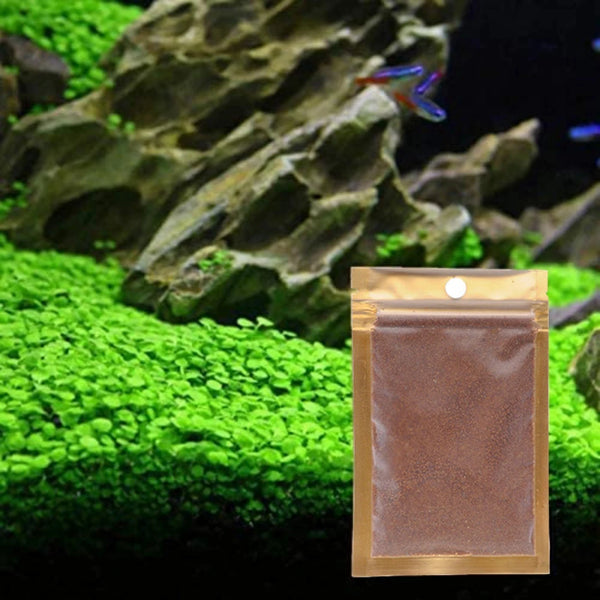 1 Pack Aquarium Plant Soil – Fertile Substrate Sand for Fish Tank Moss/Glass Lawn