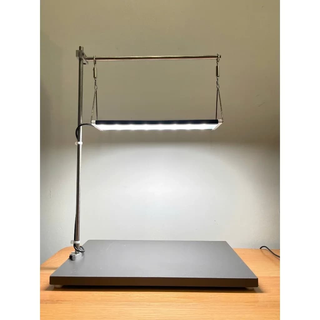 Combo giá treo đèn và đế gỗ DIY cho hồ thủy sinh để bàn, nano tank, shallow tank, bán cạn