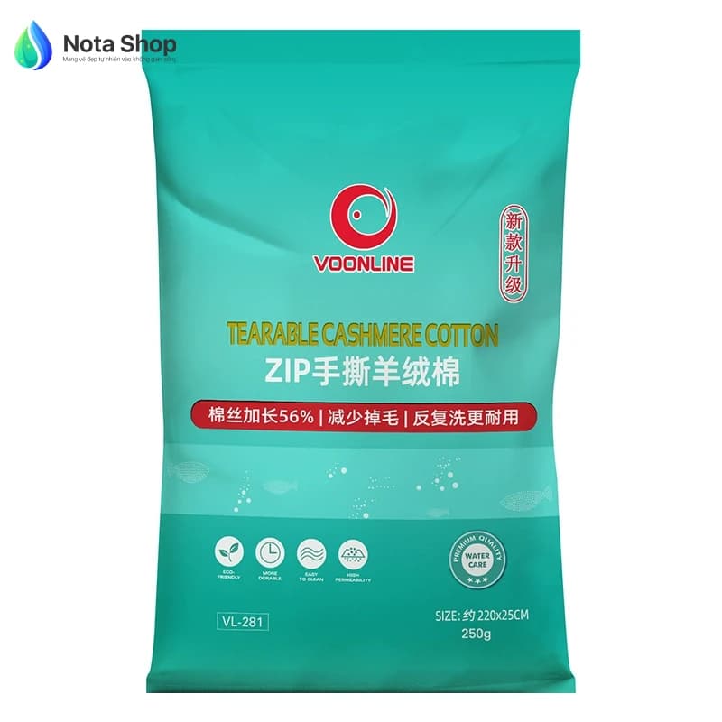 Bông Lọc Bể Cá Cashmere VOONLINE Siêu Dày – Thấm Nước Nhanh, Không Tắc, Sạch Lâu