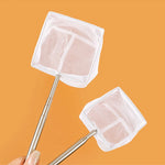Aquarium Fishing Net with Suction Cup - Extendable Handle Aquarium Net for Fish & Shrimp Cleaning