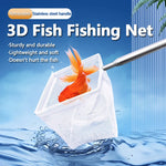 Aquarium Fishing Net with Suction Cup - Extendable Handle Aquarium Net for Fish & Shrimp Cleaning