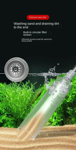 Aquarium Siphon Vacuum Kit - Gravel Cleaner with Extension Tube for Water Change