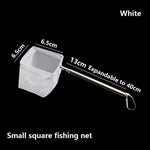 Aquarium Fishing Net with Suction Cup - Extendable Handle Aquarium Net for Fish & Shrimp Cleaning