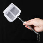 Aquarium Fishing Net with Suction Cup - Extendable Handle Aquarium Net for Fish & Shrimp Cleaning