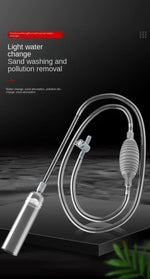 Aquarium Siphon Vacuum Kit - Gravel Cleaner with Extension Tube for Water Change