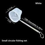 Aquarium Fishing Net with Suction Cup - Extendable Handle Aquarium Net for Fish & Shrimp Cleaning