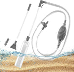 Aquarium Siphon Vacuum Kit - Gravel Cleaner with Extension Tube for Water Change