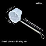 Aquarium Fishing Net with Suction Cup - Extendable Handle Aquarium Net for Fish & Shrimp Cleaning