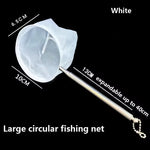 Aquarium Fishing Net with Suction Cup - Extendable Handle Aquarium Net for Fish & Shrimp Cleaning
