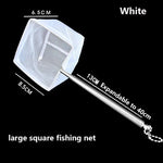 Aquarium Fishing Net with Suction Cup - Extendable Handle Aquarium Net for Fish & Shrimp Cleaning